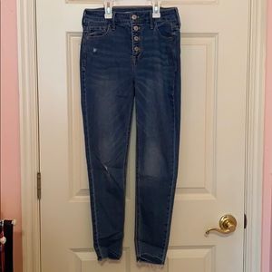 old navy high waisted rockstar jeans